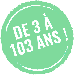 de 3 a 103 ans